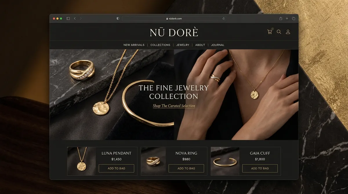 Captura del proyecto NŪ DORÈ